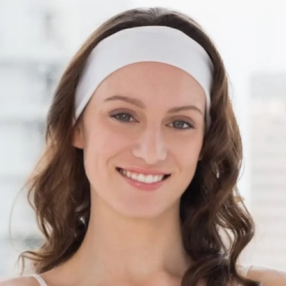 10 pc Headband Set White